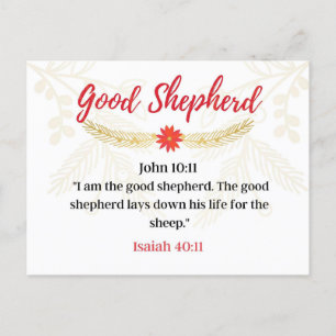 Day 8. Names Of Jesus   Good Shepherd   Advent  Postcard