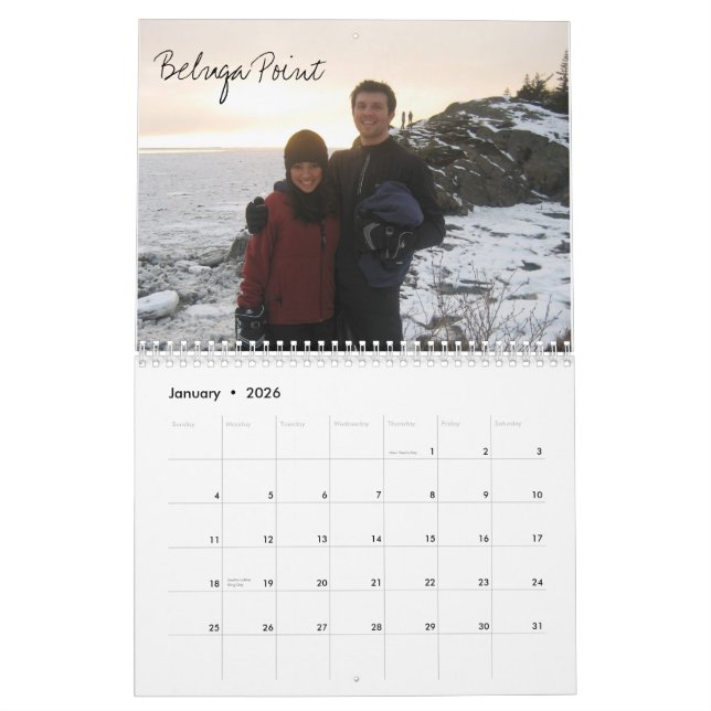 Day after day, month after month, year ... calendar (Jan 2026)