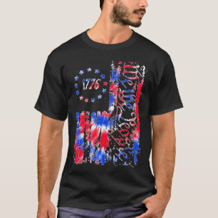 Day American Flag Patriotic 1776 We The Tie Dye T-Shirt
