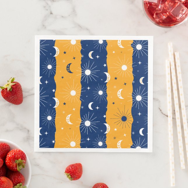 Day and Night 2 Napkin (Insitu)