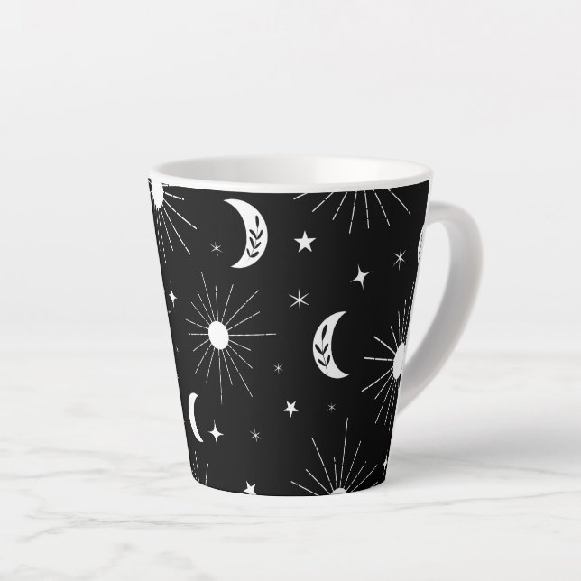 Day and Night 3 Latte Mug (Right Angle)