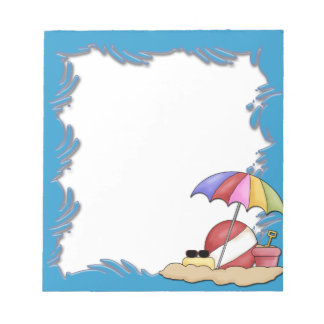 Day At The Beach Notepad