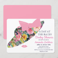 Day at the Races Bridal Shower Invitation