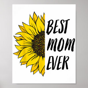 Day Best Mum Ever From Daughter Son Mum Kids  Poster
