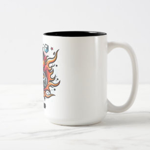 Day Coffee  Two-Tone Coffee Mug