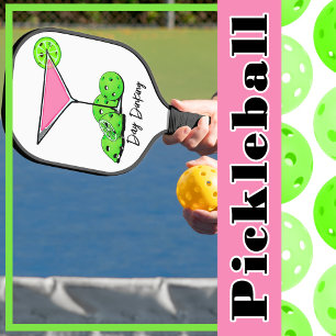 Day Dinking Cosmo Pink Cocktail, Pickleball Limes Paddle