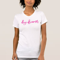 DAY DREAMER minimal script trendy life quote pink