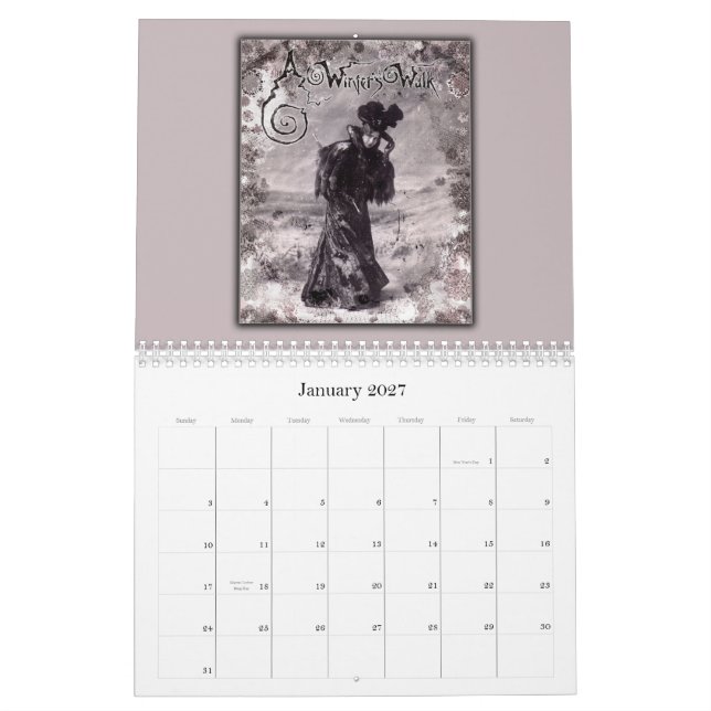 Day Dreams Calendar (Jan 2027)