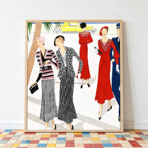 Day dresses by Noxa and Aine-Montaillé Poster