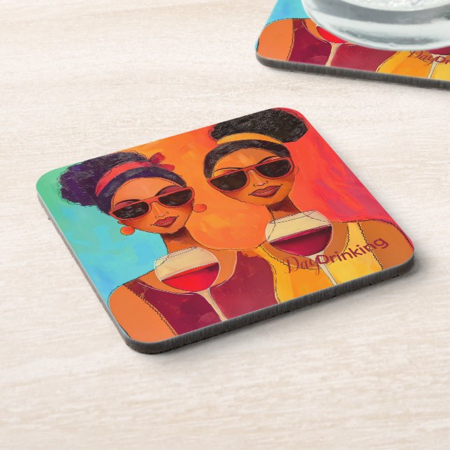 Day Drinking Coasters by KAB (Left Side)