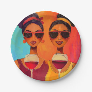 Day Drinking Plates by KAB 