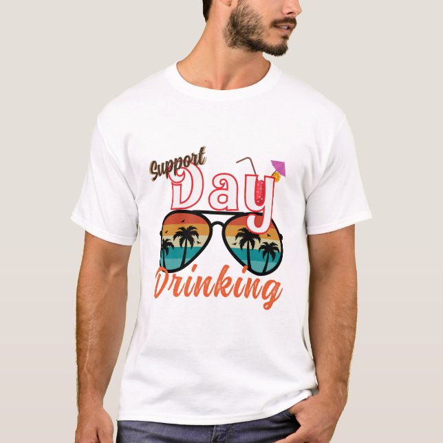 Day Drinking Shirt | Gift For Drinker | Funny Drin (Front)