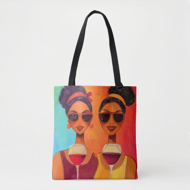 Day Drinking Tote Bag by KAB (Front)