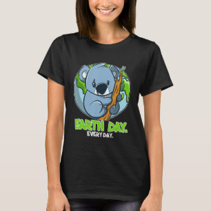 Day Every Day Cute Planet And Koala T-Shirt