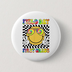 Day First Grade Student Teacher Last Day Of School 6 Cm Round Badge