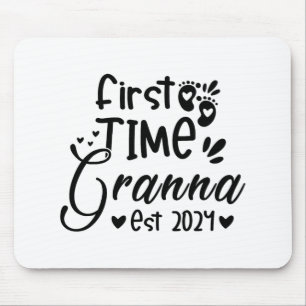 Day First Time Granna Est 2024 Mouse Pad