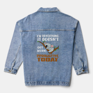 Day For A Koala Bear Denim Jacket