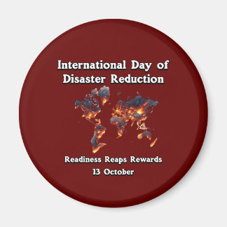 Day for Disaster Risk Reduction. Readiness Magnet