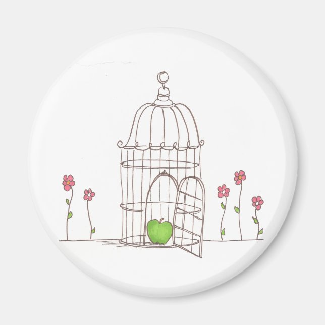 Day Forty three - Don't Cage Me In Magnet (Front)