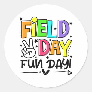 Day Fun Day Last Day Of School Teacher Student Kid Classic Round Sticker