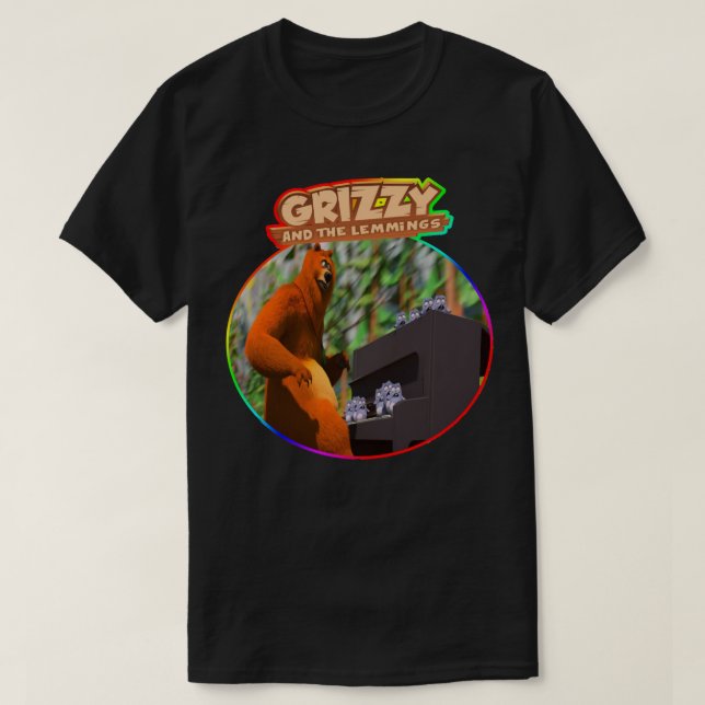 Day Gift For Grizzy And Lemmings Funny Kids Gifts  T-Shirt (Design Front)