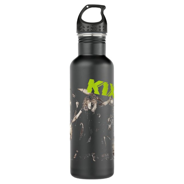 Day Gift Kix Band Gift For Fans Cool Gifts 710 Ml Water Bottle (Front)