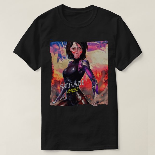 Day Gifts Alita Battle Angel Cute Graphic Gift T-Shirt (Design Front)