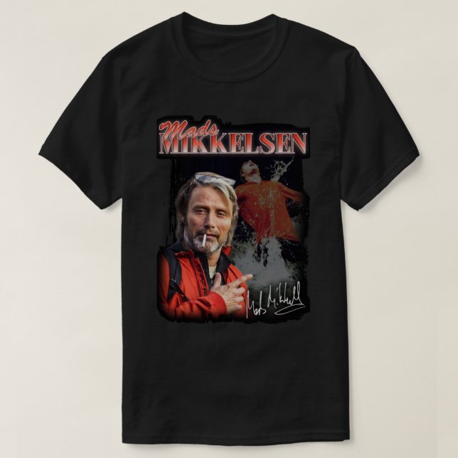 Day Gifts for Mads Influential Mikkelsen Cute Grap T-Shirt (Design Front)