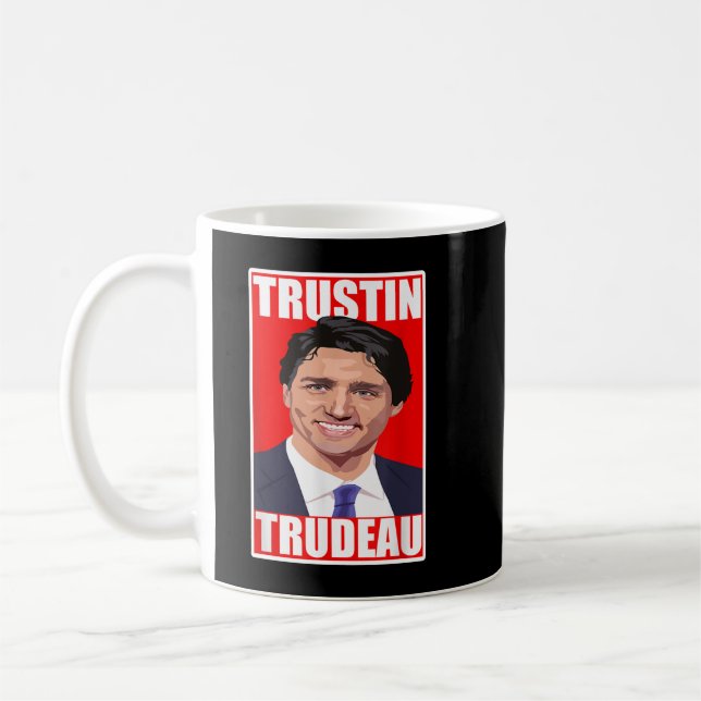 Day Gifts Justin Politicians Trudeau Gift For Hall Coffee Mug (Left)