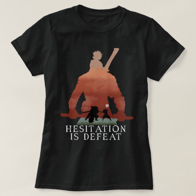 Day Gifts Sekiro Hesitation Is Defeat V3B Graphic  T-Shirt (Design Front)