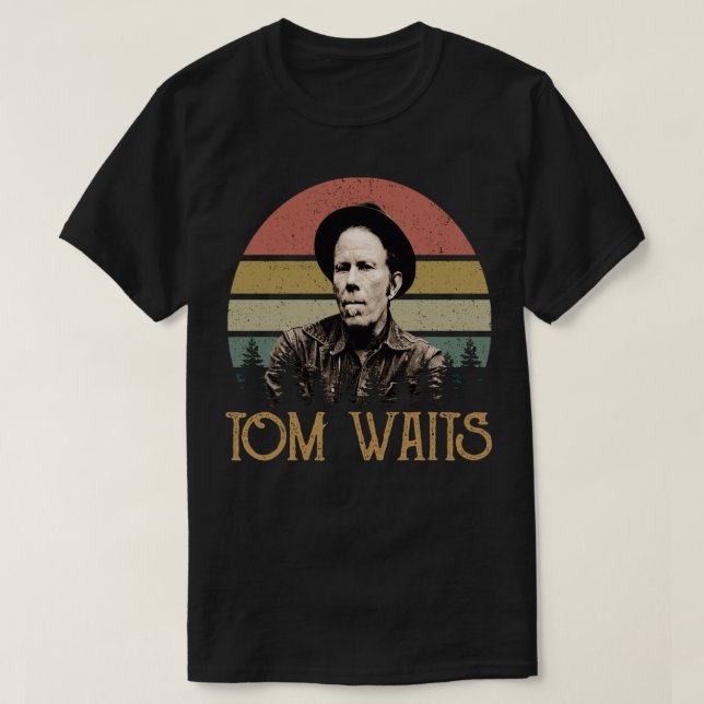 Day Gifts Tom Waits Music Icons Classic T-Shirt (Design Front)