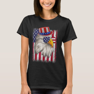 Day Happy 4th Of July Design Vintage Flag T-Shirt