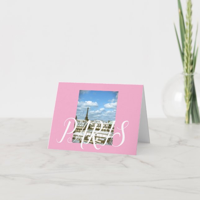 Day in Paris  Thank You Card (Front)