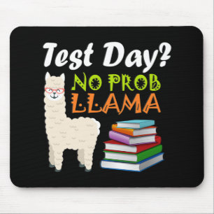 Day Llama Teacher Exam Teaching Student Shirt Mouse Pad