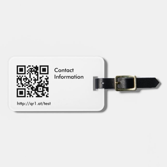 day luggage tag (Front Horizontal)