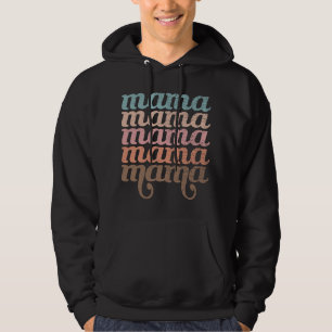 Day Mama Row Mommy Mothers Retro Funny Hoodie