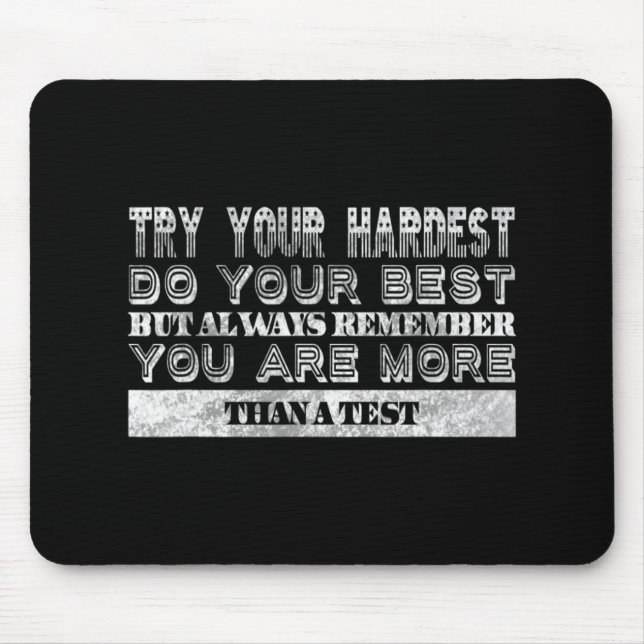Day Motivation For Teacher  Mouse Pad (Front)