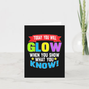 Day Motivational Testing Shirts For Women Teachers Card