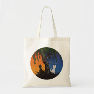 Day/Night Cats Tote Bag