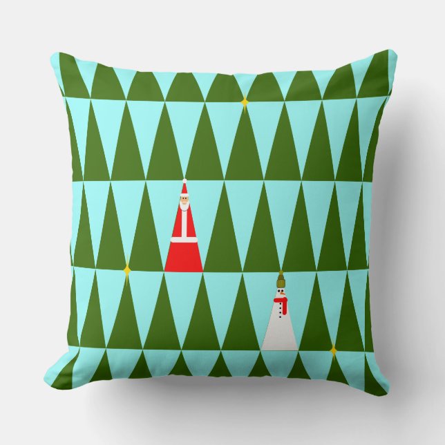 Day & Night Christmas Cushion (Front)