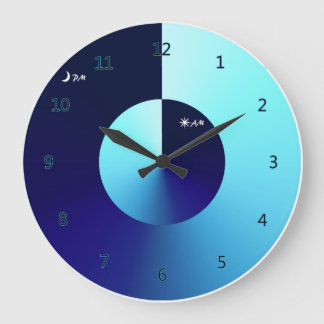 Day & Night Large Clock