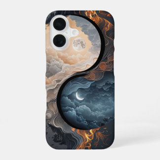Day & Night Ying yang iPhone 16 Case