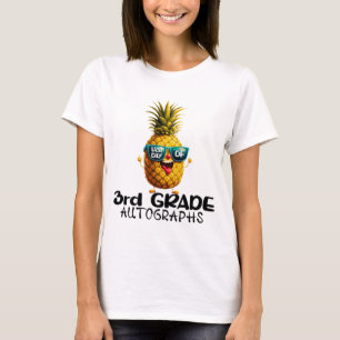 Day Of 3rd Grade Autograph Graduation Boys Girls F T-Shirt