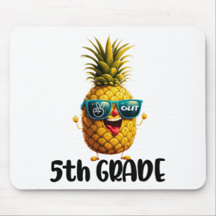 Day Of 5th Grade Peace Out 5th Grade Funny Graduat Mouse Pad