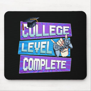 Day Of College Level Complete Graduation Boys Him  Mouse Pad