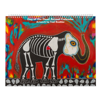 Day of Dead Animal Calendar