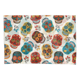 Day of Dead, seamless pattern. Pillowcase