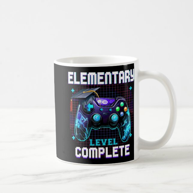 Day Of Elementary Level Complete Graduation Him Bo Coffee Mug (Right)