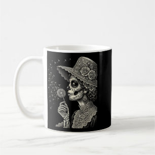 Day Of Government Agencyd Skull Sugar Dandelion Coffee Mug