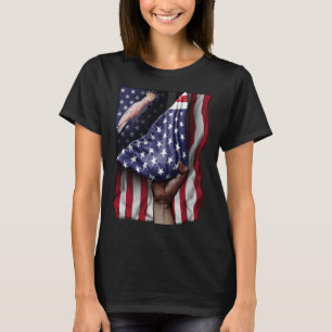 Day Of Independence US Flag Cockatoo T-Shirt